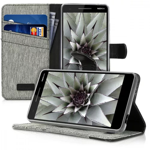 Husa Nokia 2.1 (2018), Textil, Gri, 45388.01