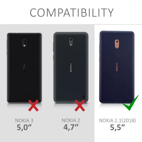 Husa Nokia 2.1 (2018), Textil, Gri, 45388.01