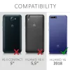 Husa Huawei Y6 (2018), Textil, Albastru, 44880.03