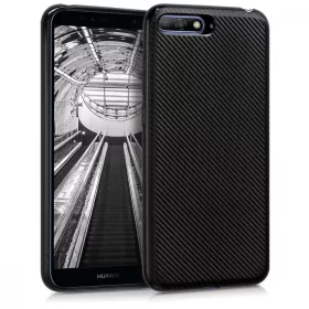 Husa Huawei Y6 (2018), Silicon, Negru, 45556.01