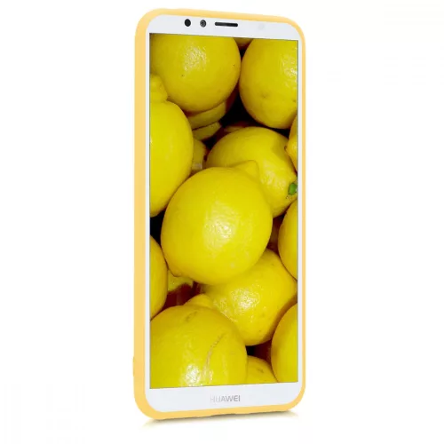 Husa Huawei Y6 (2018), Silicon, Galben, 44878.49