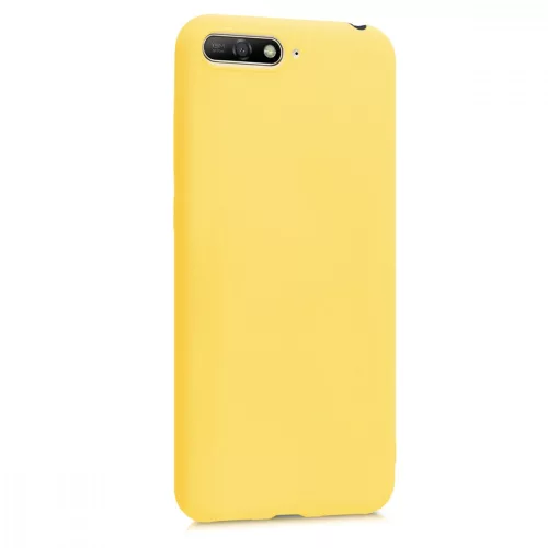 Husa Huawei Y6 (2018), Silicon, Galben, 44878.49