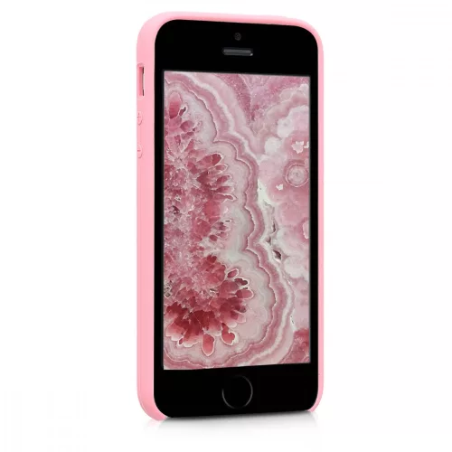 Husa Apple iPhone 5 / iPhone 5s / iPhone SE, Silicon, Roz, 42766.110