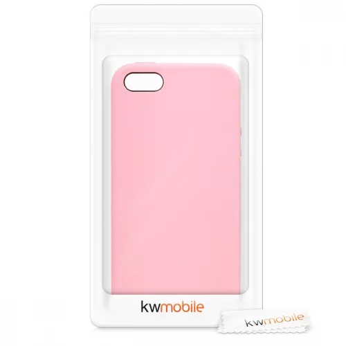 Husa Apple iPhone 5 / iPhone 5s / iPhone SE, Silicon, Roz, 42766.110
