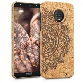 Husa Motorola Moto G6 Plus, Pluta, Maro, 45778.01