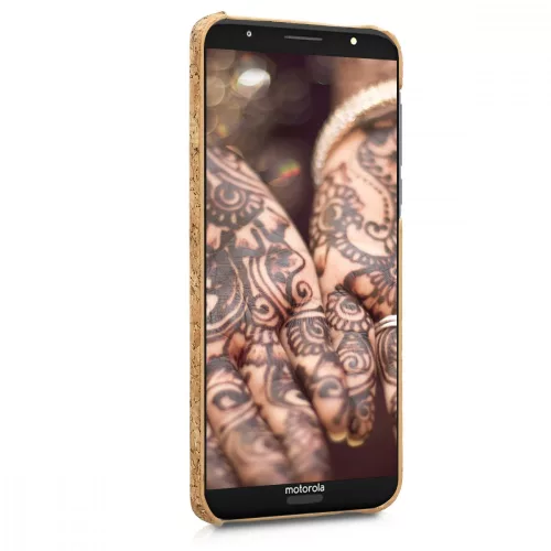 Husa Motorola Moto G6 Plus, Pluta, Maro, 45778.01