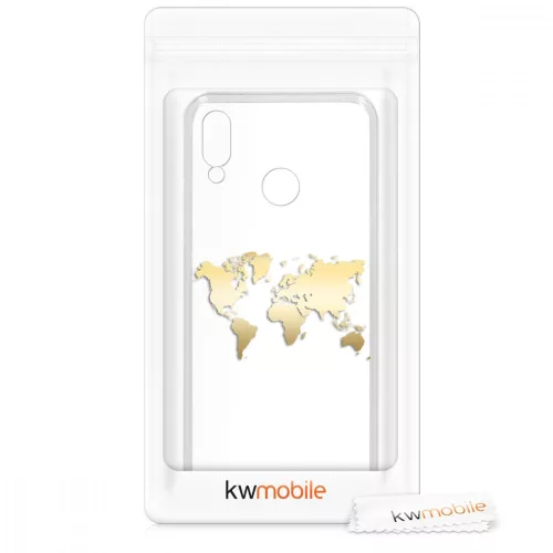Husa Huawei Nova 3, Silicon, Gold, 45764.01