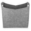 Cos de depozitare din pasla Navaris Basket, gri, 40 x 23 x 39.5 cm, 45832.19