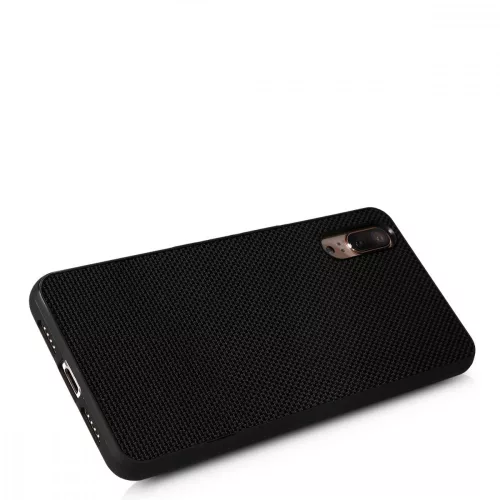 Husa Huawei P20, Nylon, Negru, 45846.01