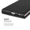 Husa Samsung Galaxy A6 Plus, Piele ecologica, Negru, 45882.01