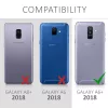 Husa Samsung Galaxy A6 Plus, Piele ecologica, Negru, 45882.01