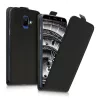 Husa Samsung Galaxy A6 (2018), Piele ecologica, Negru, 45881.01