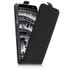 Husa Samsung Galaxy A6 (2018), Piele ecologica, Negru, 45881.01