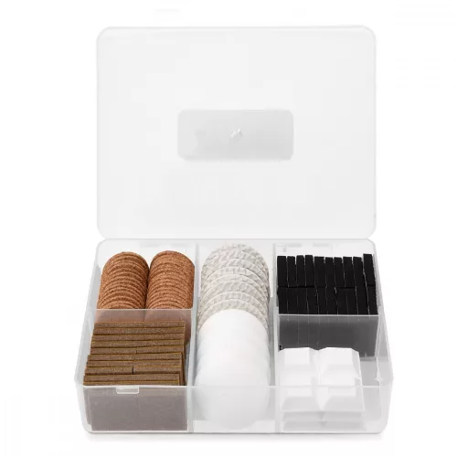 Set 96 Planoare antiderapante din pluta, pasla, spuma EVA, 45904.01