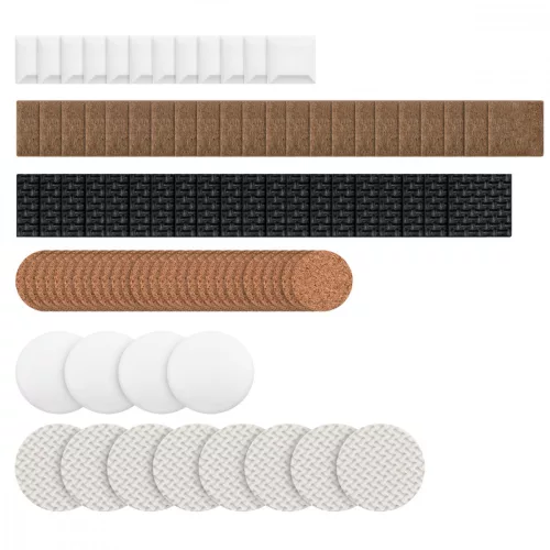 Set 96 Planoare antiderapante din pluta, pasla, spuma EVA, 45904.01