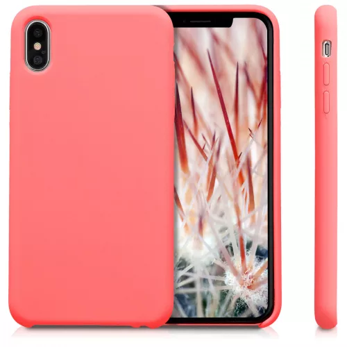 Husa Apple iPhone XS Max, Silicon, Roz, 45909.103