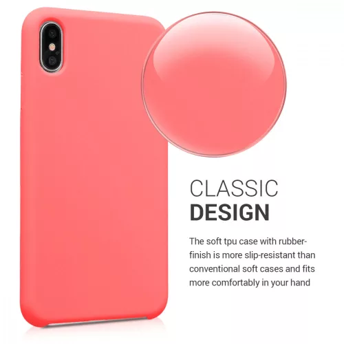 Husa Apple iPhone XS Max, Silicon, Roz, 45909.103