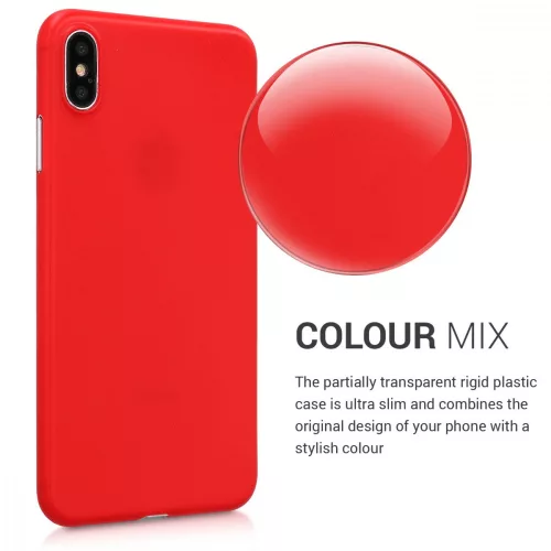 Husa Apple iPhone XS Max, Policarbonat, Rosu, 45951.20