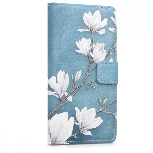 Husa Huawei Y6 (2018), Piele ecologica, Albastru, 45923.02