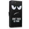 Husa Huawei Y6 (2018), Piele ecologica, Negru, 45923.01