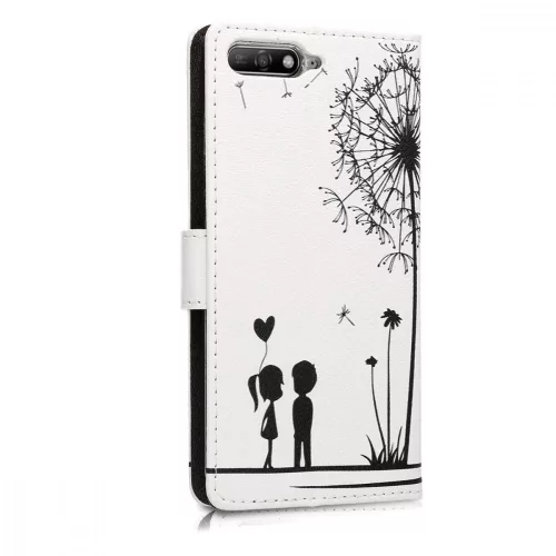 Husa Huawei Y6 (2018), Piele ecologica, Negru, 45923.03