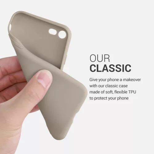 Husa Apple iPhone 8 / iPhone 7 / iPhone SE 2, Silicon, Crem, 39458.125
