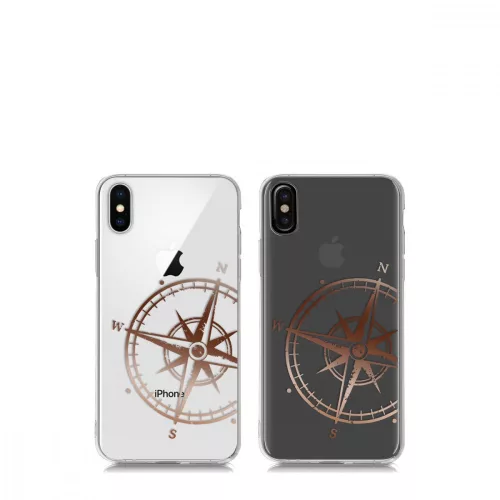 Husa Apple iPhone X / iPhone XS, Silicon, Roz, 42505.11