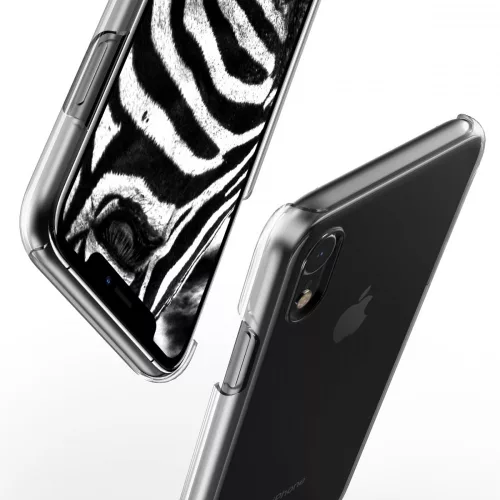 Husa Apple iPhone XR, Policarbonat, Transparent, 46058.03