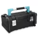 Cutie scule Navaris 20 inch, 51x23x21 cm, 23L, inchidere metal, 2 organizatoare laterale, negru, metal
