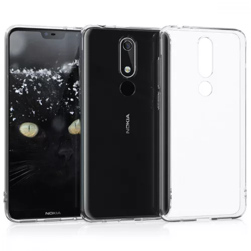 Husa Nokia 5.1 Plus, Silicon, Transparent, 46195.03