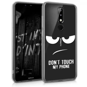 Husa Nokia 5.1 Plus, Silicon, Alb, 46196.01