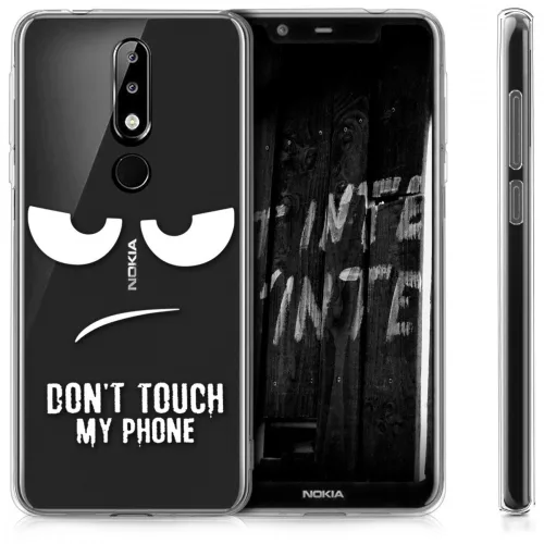 Husa Nokia 5.1 Plus, Silicon, Alb, 46196.01