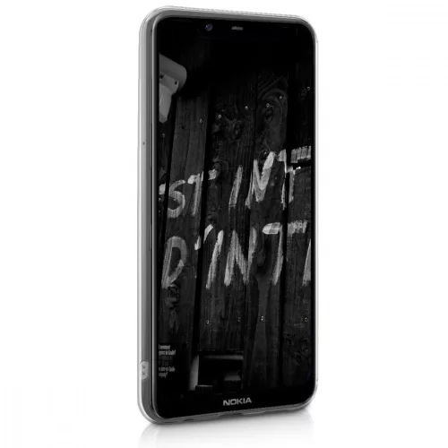 Husa Nokia 5.1 Plus, Silicon, Alb, 46196.01