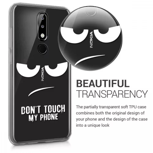 Husa Nokia 5.1 Plus, Silicon, Alb, 46196.01