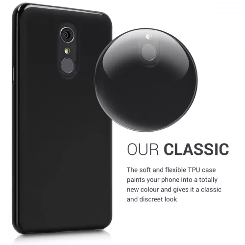 Husa LG Q Stylus, Silicon, Negru, 46239.47