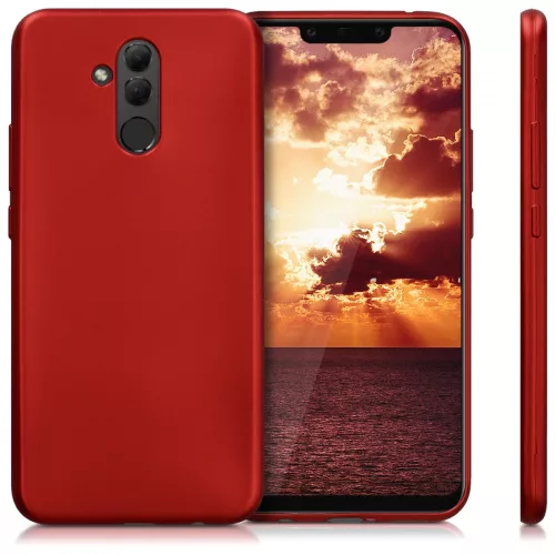 Husa Huawei Mate 20 Lite, Silicon, Rosu, 46202.36