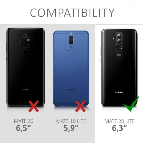 Husa Huawei Mate 20 Lite, Silicon, Rosu, 46202.36