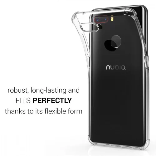 Husa ZTE Nubia Z18 mini, Silicon, Transparent, 46281.03