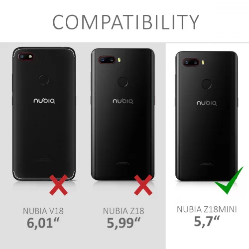 Husa ZTE Nubia Z18 mini, Silicon, Transparent, 46281.03