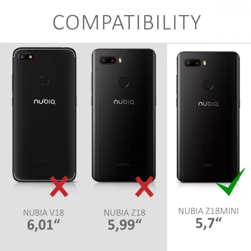 Husa ZTE Nubia Z18 mini, Silicon, Negru, 46282.47