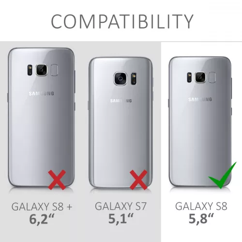 Husa Samsung Galaxy S8, Silicon, Multicolor, 41784.34