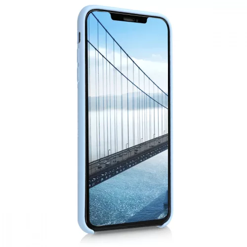 Husa Apple iPhone XS Max, Silicon, Albastru, 45909.58