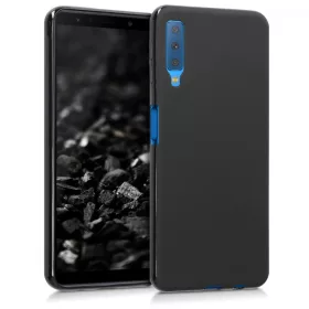 Husa Samsung Galaxy A7 (2018), Silicon, Negru, 46422.47