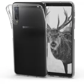 Husa Samsung Galaxy A7 (2018), Silicon, Transparent, 46419.03