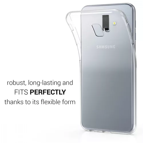 Husa Samsung Galaxy J6 Plus, Silicon, Transparent, 46440.03