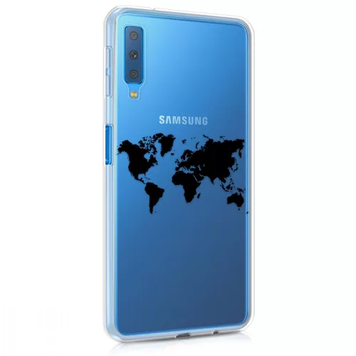 Husa Samsung Galaxy A7 (2018), Silicon, Negru, 46430.02