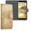 Husa Wiko Lenny 5, Piele ecologica, Maro, 46462.01