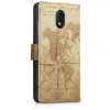 Husa Wiko Lenny 5, Piele ecologica, Maro, 46462.01