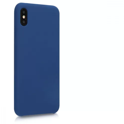 Husa Apple iPhone XS Max, Silicon, Albastru, 45909.116