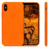 Husa Apple iPhone X / iPhone XS, Silicon, Portocaliu, 46270.69